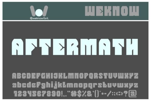 Aftermath: The Ultimate Display Font for Bold Brand Identity