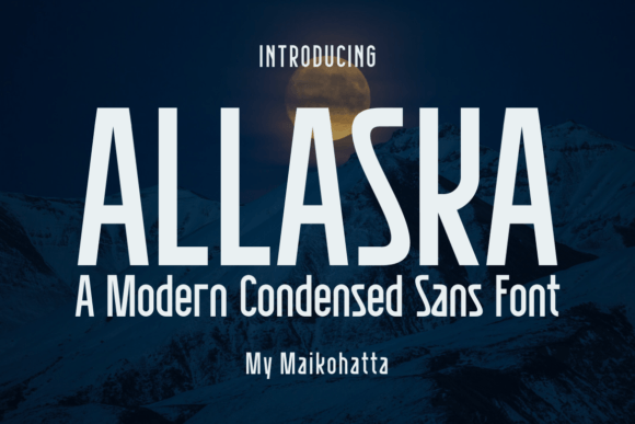 Allaska: The Bold Display Font for High-Impact Branding