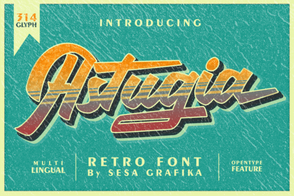 Astugia: The Retro Script Font for Modern Web Design