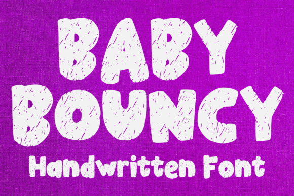 Baby Bouncy: The Playful Handwritten Font for Creative Makers