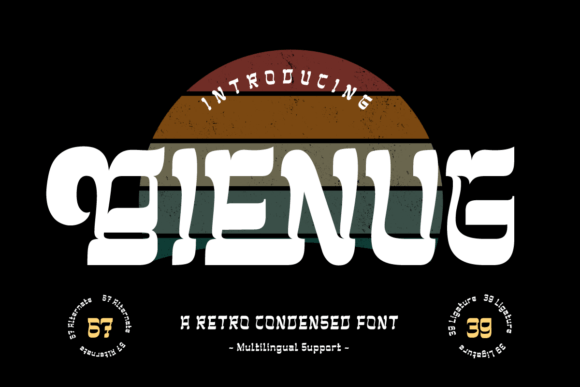 Bienug: A Classic Serif Display Font for Elegant Branding
