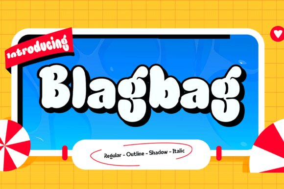 Blagbag: The Urban Graffiti Font for Bold Branding