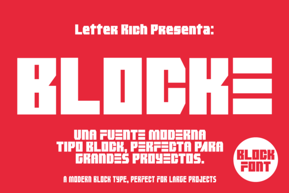 Blocke: The Bold Display Font for Handmade Products