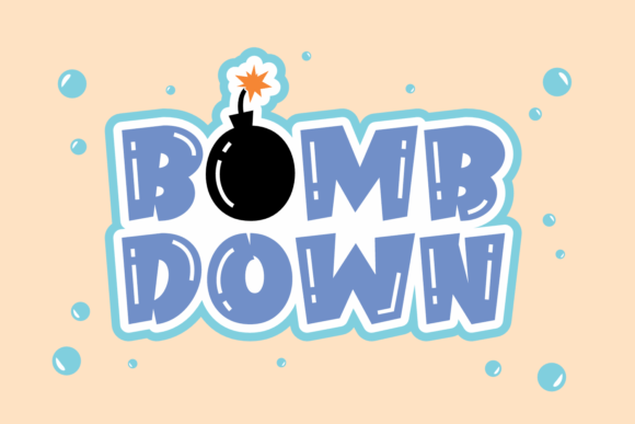 Bomb Down: The Cute Bubbly Display Font for Playful Branding