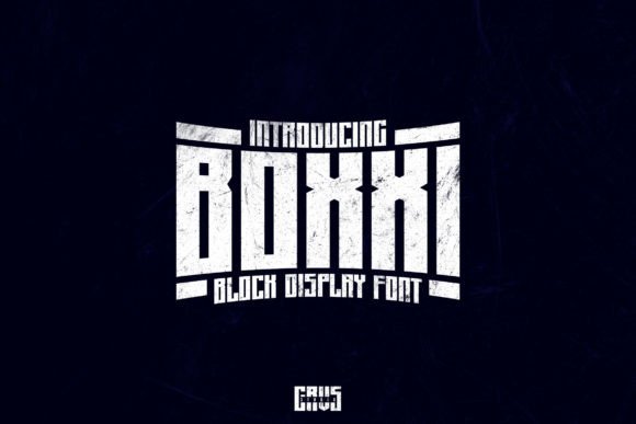 Boxxi: The Bold Display Font for Modern Business Branding