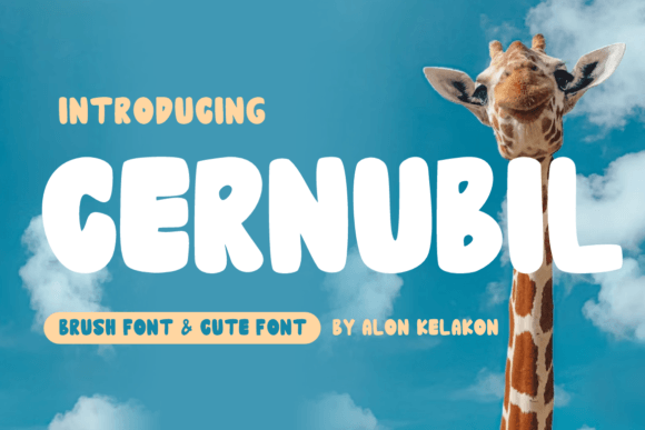 Cernubil: The Joyful Display Font for Handmade Creators