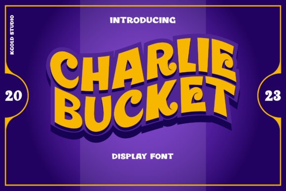 Charlie Bucket: The Playful Display Font for Editorial Design