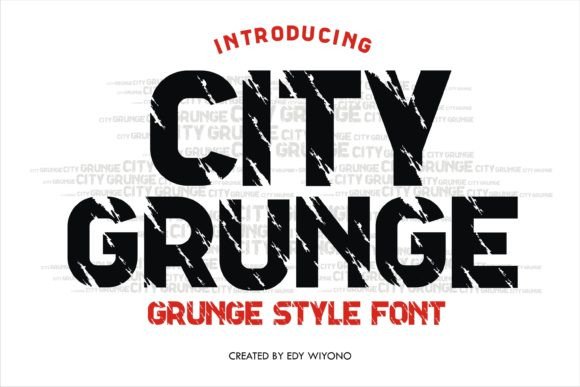 City Grunge: The Ultimate Display Font for Extreme Digital Branding
