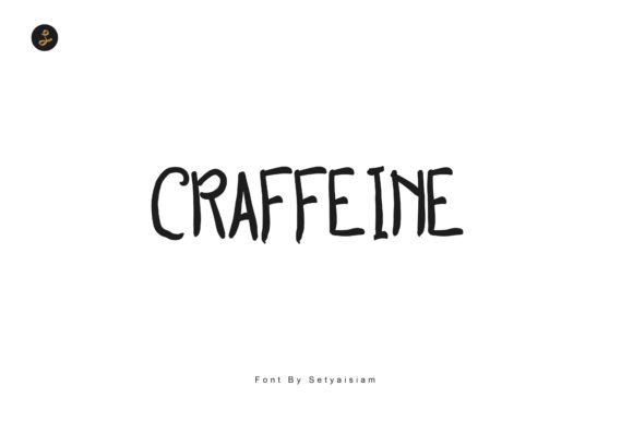 Craffeine: The Handwritten Display Font for Your Creative Shop