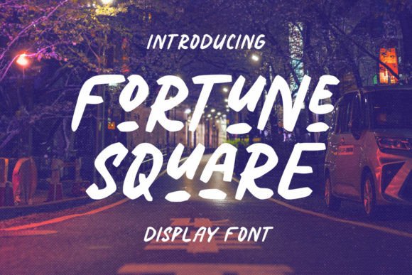 Fortune Square: The Bold Display Font for Modern Editorial Design