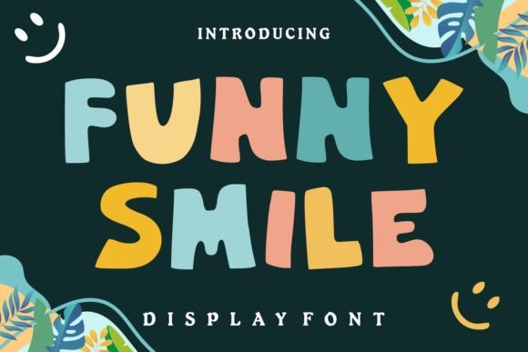 Funny Smile: The Playful Display Font for Engaging Editorial Design
