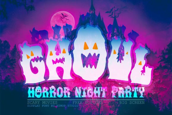 Ghoul: The Scary Display Font for Horror Branding