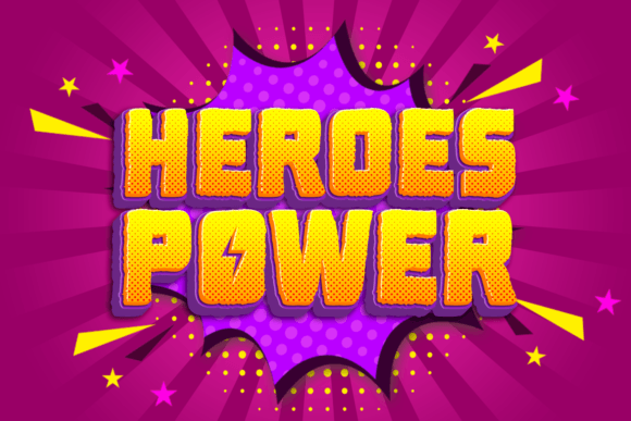 Heroes Power: The Bold Typeface for Memorable Brand Identity
