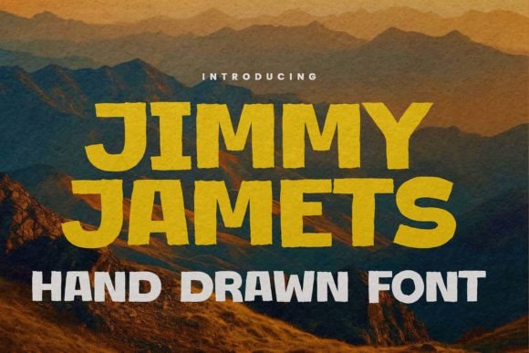 Jimmy Jamets: A Bold Display Typeface for Creative Makers