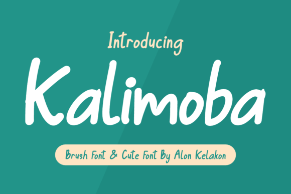 Kalimoba: A Playful Display Typeface for Modern Editorial Design