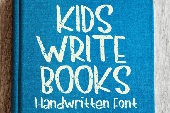 Kids Write Books: A Handwritten Typeface for Editorial Design