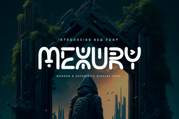 Mexury: The Futuristic Display Font for High-Impact Campaigns