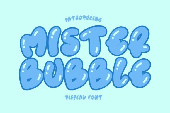 Mister Bubble: The Retro Display Font for Playful Digital Brands