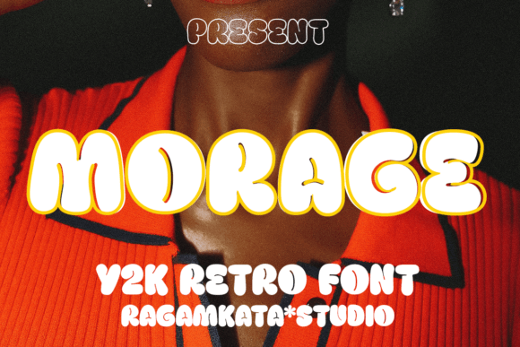 Morage: The Ultimate Y2K Display Font for Retro Branding