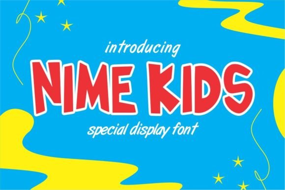 Nime Kids: The Perfect Playful Display Font for Digital Brands