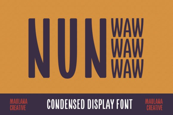 Nun Waw Free Download: A Modern Humanist Display Font