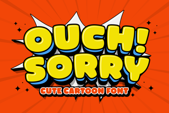 Ouch Sorry: The Playful Display Font for Handmade Brands