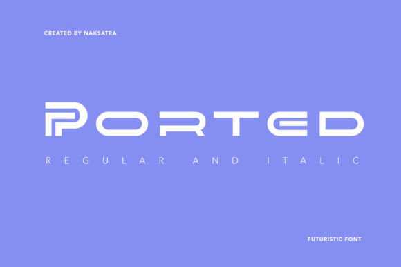 Ported: The Futuristic Typeface That Transforms Handmade Branding