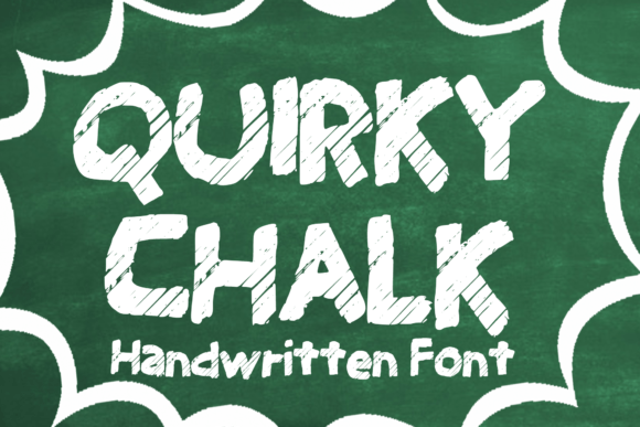 Quirky Chalk: The Playful Display Typeface for Bold Campaigns