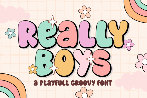Really Boys: The Playful Typeface for Vibrant Brand Identity
