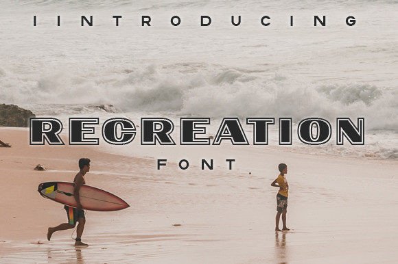 Recreation: A Premium Display Font for Editorial Design