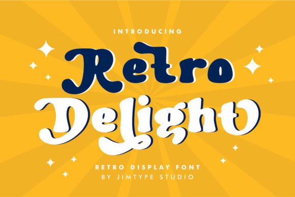 Retro Delight: A Nostalgic Display Font for Modern Branding