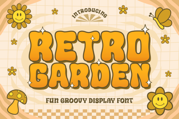 Retro Garden: The Wavy Display Font for Memorable Branding