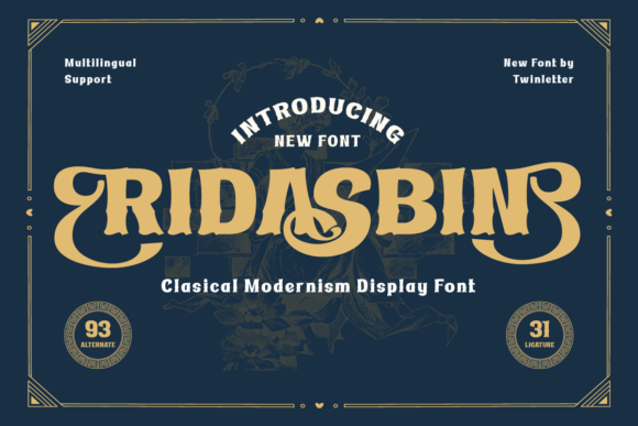 Ridasbin: The Premium Display Font for Modern Campaigns