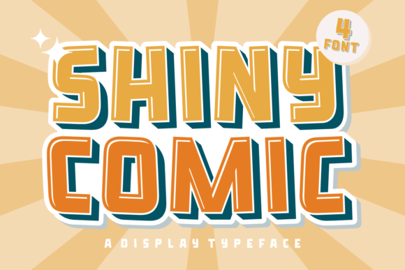 Shiny Comic: The Retro Display Font for Handmade Brands