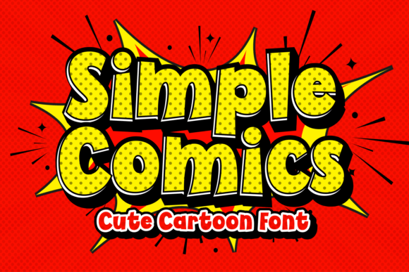 Simple Comics: The Bold Typeface for Eye-Catching Campaigns