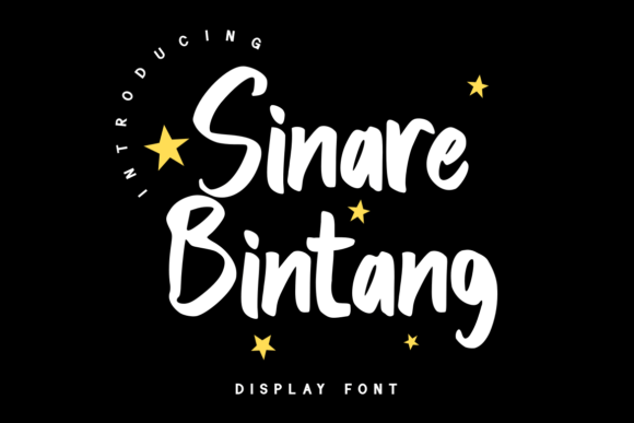 Sinare Bintang: The Friendly Display Font for Modern Campaigns