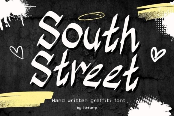 South Street: A Bold Graffiti Display Font for Modern Branding