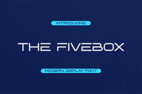 The Fivebox: A Modern Display Typeface for Editorial Design
